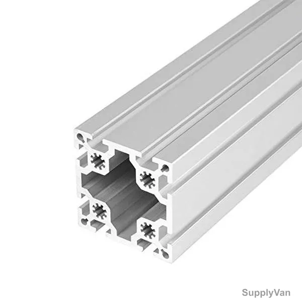 Extrusion Profile, 100100, 50 Series, T-Slot, Aluminium, 2000MM, Silver — image 1
