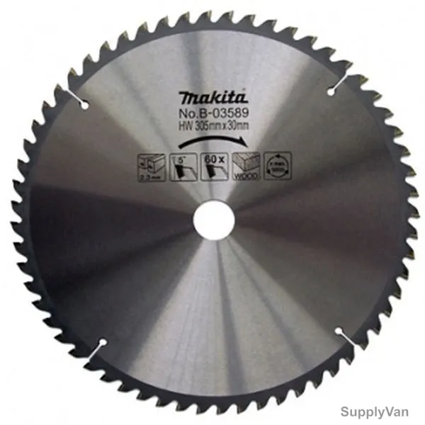 Makita Circular Saw Blade, B-03589, 305x30MM, 60 Teeth