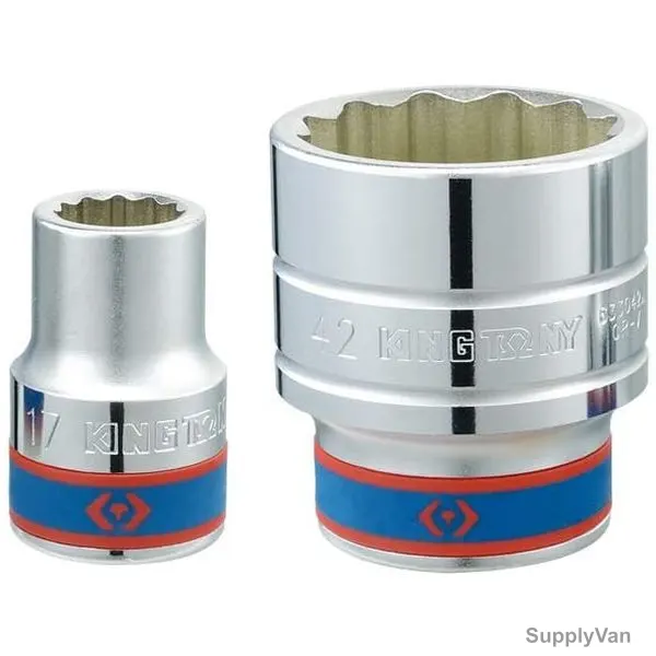 Kingtony Metric Standard Socket, 633046M, 3/4 Inch Drive, 46MM
