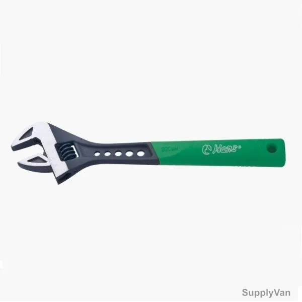 Hans Heavy Duty Adjustable Wrench, 1170-8, 25-28.6MM Jaw Capacity, 8 Inch Length