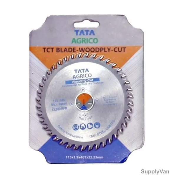 Tata Agrico TCT Saw Blade, TCN0440, Stainless Steel, 13280RPM, 4.5 Inch