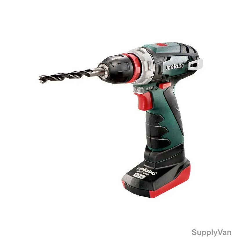 Metabo Cordless Drill, 600157700, PowerMaxx BS Quick, 10.8V, 4Ah Battery