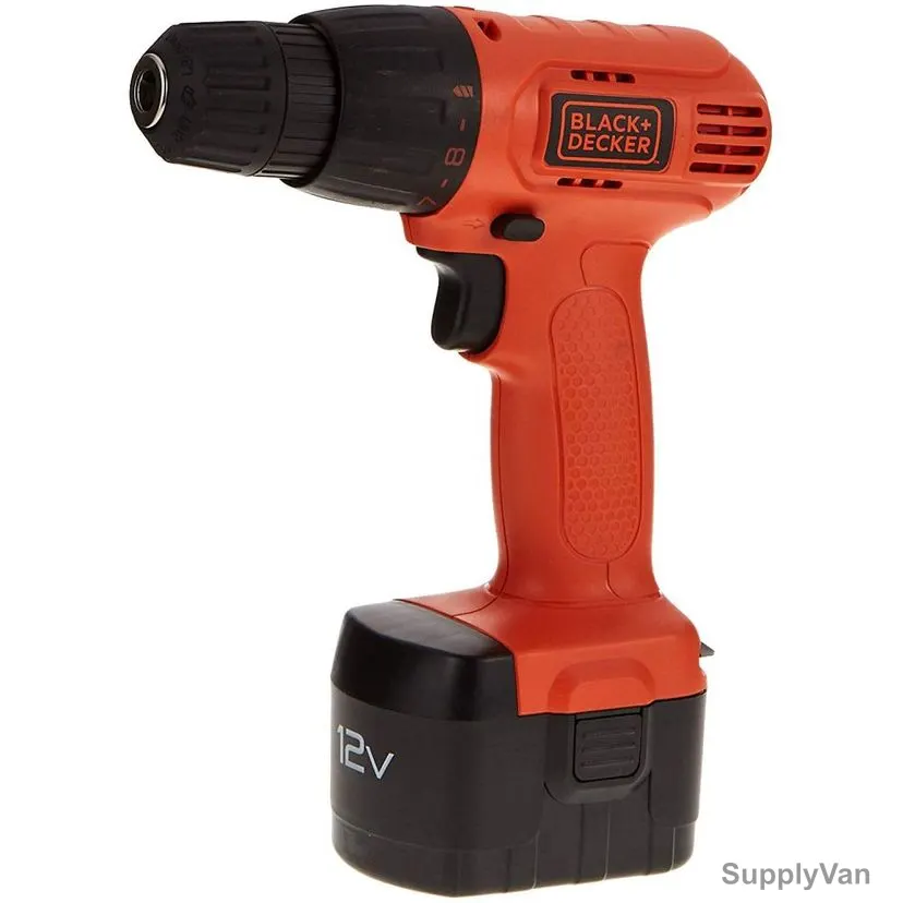Black and Decker Drill Driver Kit, CD12100KM-B5, 12V, 101PCS, 550RPM — image 1