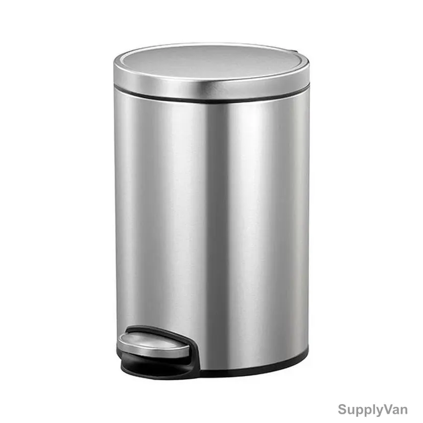 Eko Pedal Trash Bin, SS75-20, Stainless Steel, 20 Ltrs, Silver