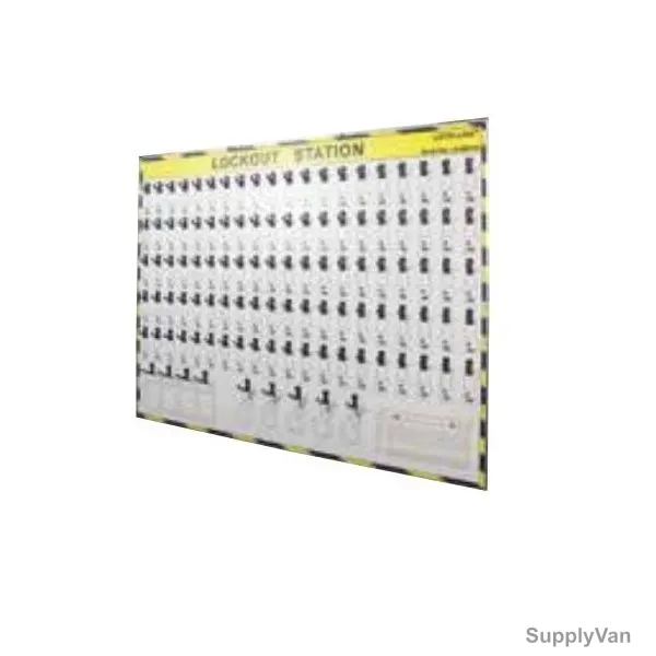Loto-Lok Shadow Board, LS-SB100, Aluminium, 100 Hooks, 1300 x 1005MM