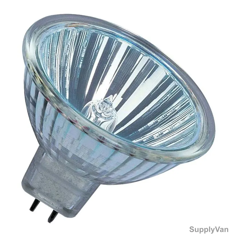 Osram Halogen Lamp, MR16, 50W, GU10, Yellow, 5 Pcs/Pack — image 1