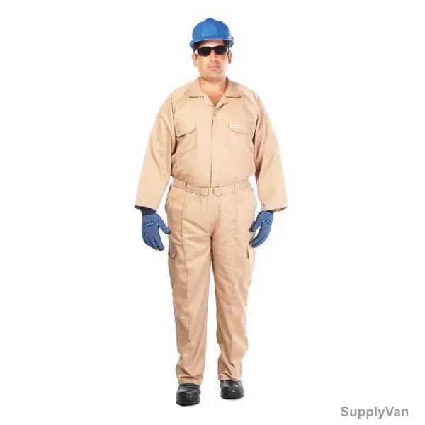 Vaultex Coverall, 1BV, 190GSM, XL, Beige