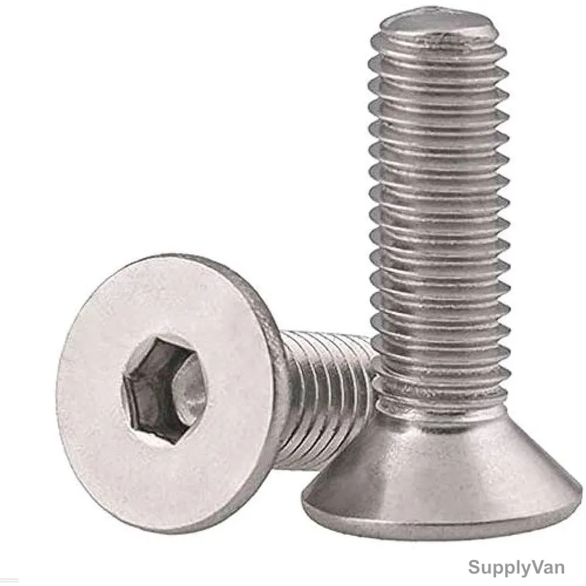 Countersunk Self Tapping Screw, Stainless Steel, M5 Thread Size x 30MM Length