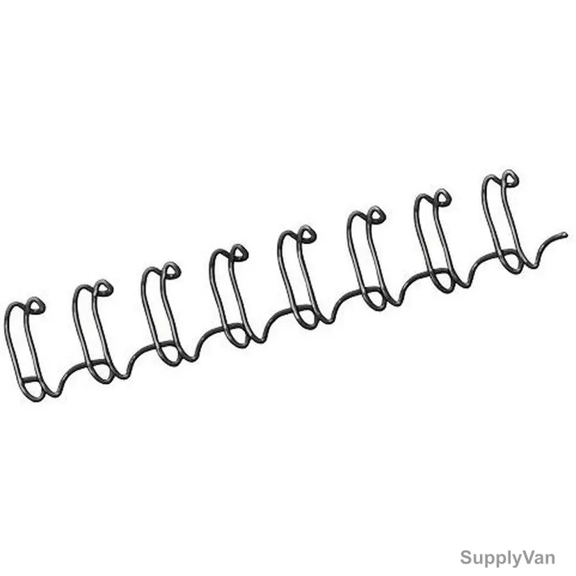 Fellowes Binding Ring, 53261, A4, 8MM, Black, 100 Pcs/Box