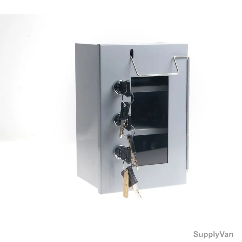 Loto-Lok Key Safe Box, KSB-3L, Steel, 230 x 150MM, Grey
