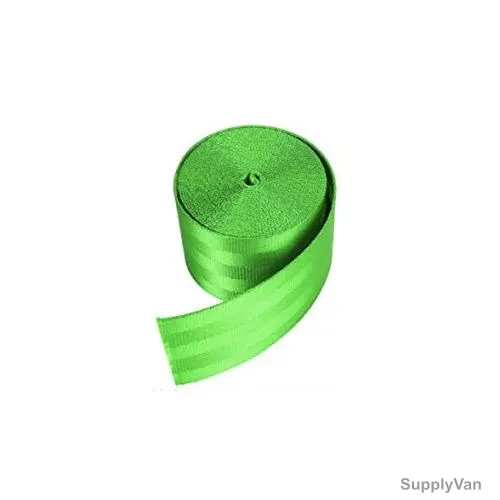 California Formula-T Car Seat Belt, Polyester, 3.6 Mtrs Length, Green