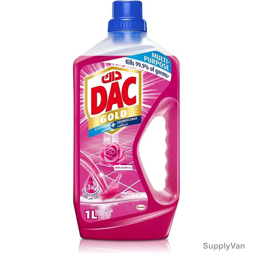 Dac Gold Liquid Disinfectant, Rose, 1 Ltr