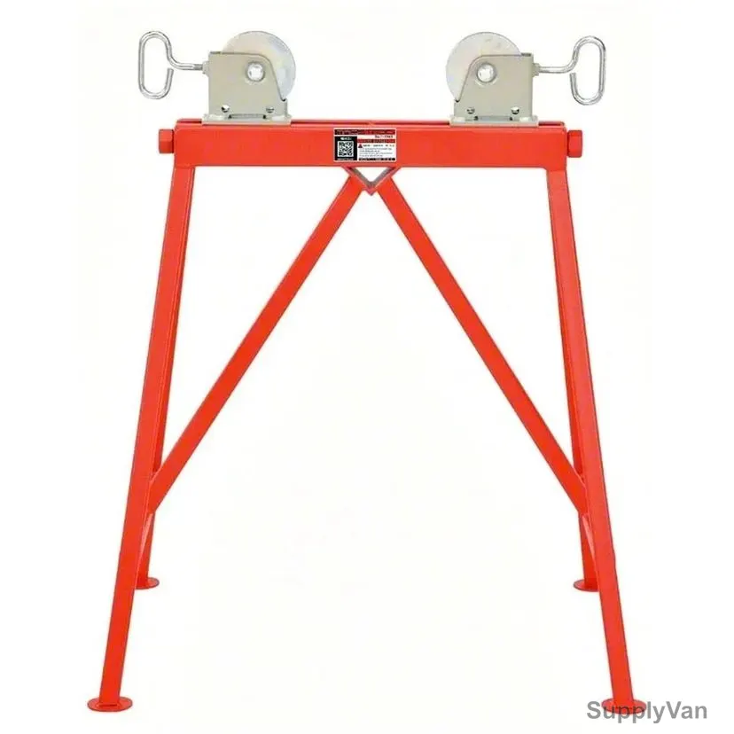 Macstroc Adjustable Pipe Roller Stand, MAS236, 2-36 Inch Pipe Capacity, 1133 Kg Loading Capacity