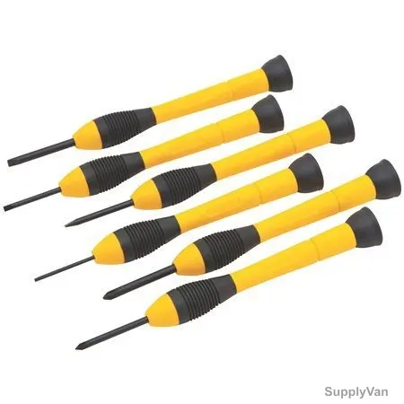 Stanley Precision Screwdriver Set, 0-66-052, 6 Pcs/Set