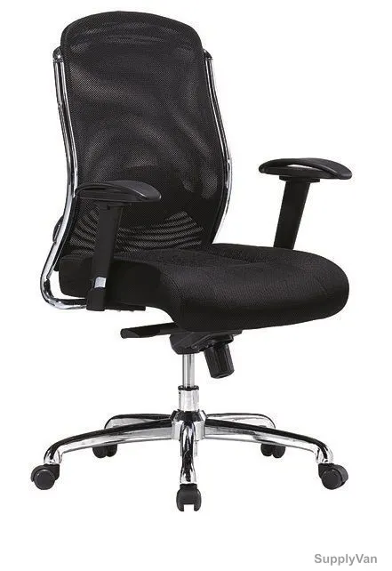 Avon Furniture Executive Office Chair, AV-F104AS2, Medium Back, Adjustable Arm