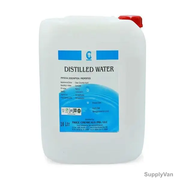 Thrill Distilled Water, Clear, 20 Ltrs — image 1