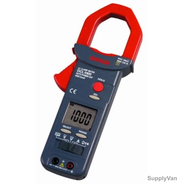 Sanwa Clamp Meter, DCL1000, 42MM Jaw, 600VAC