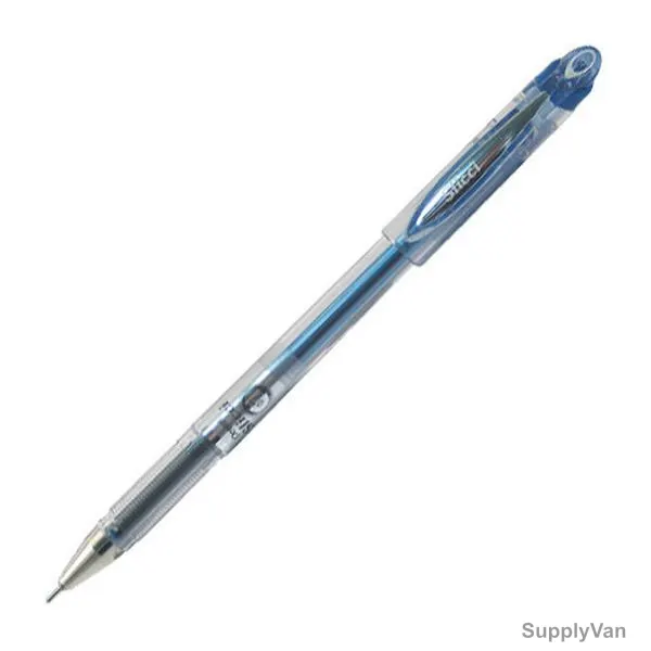 Pentel Slicci Gel Roller Pen, PE-BG207-S, 0.7MM Tip, Sky Blue, 12 Pcs/Pack