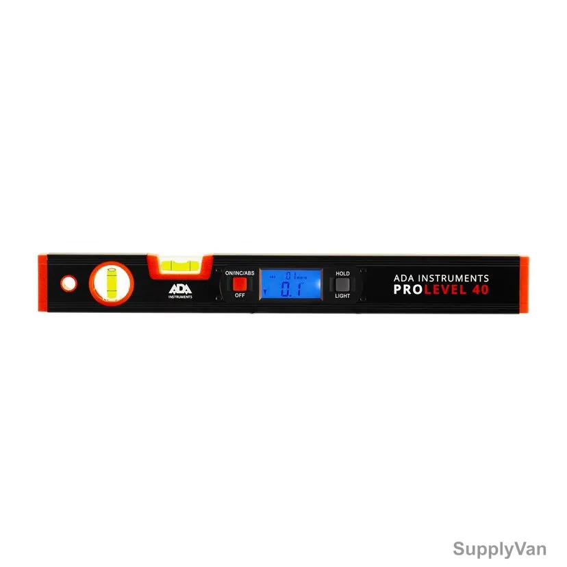 Ada Instruments Digital Level, ProLevel 40, 4 x 90 Degree Angle Measurement — image 1