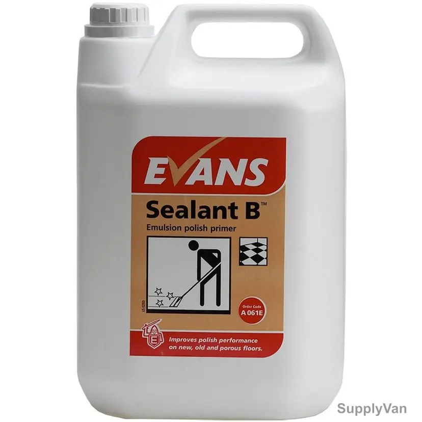 Evans Emulsion Polish Primer, Sealant B, 5 Ltrs, 2 Pcs/Pack
