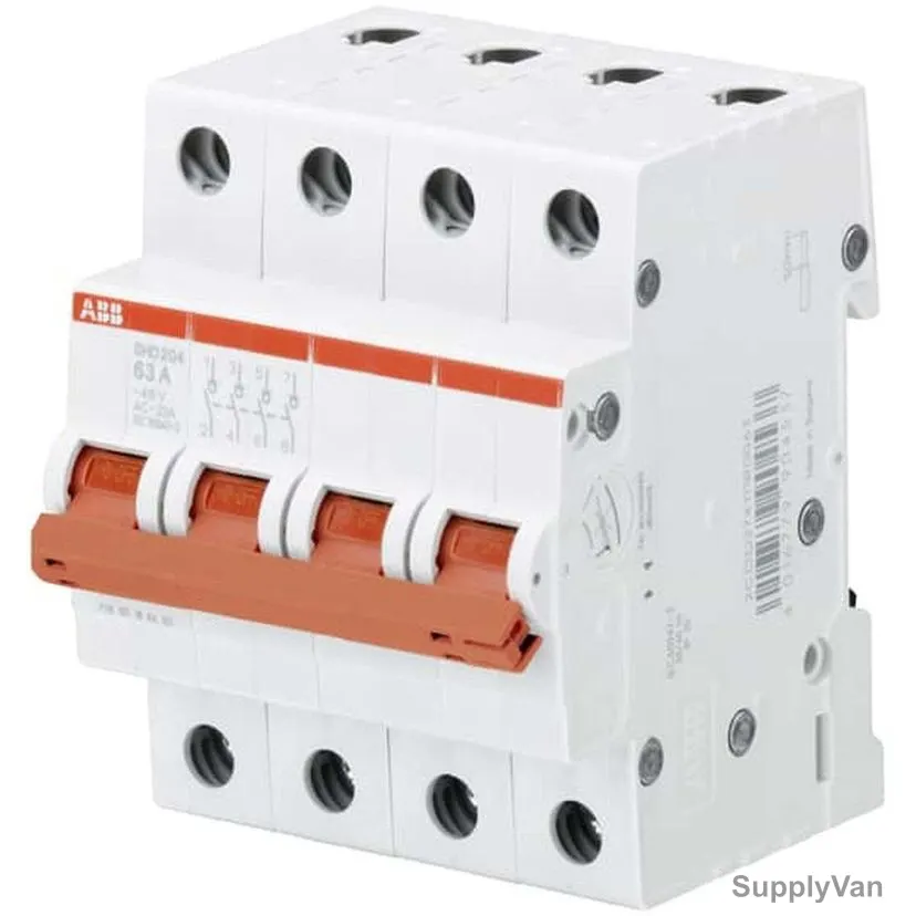 ABB Switch Disconnector, SHD204-40, 4 Pole, 40A