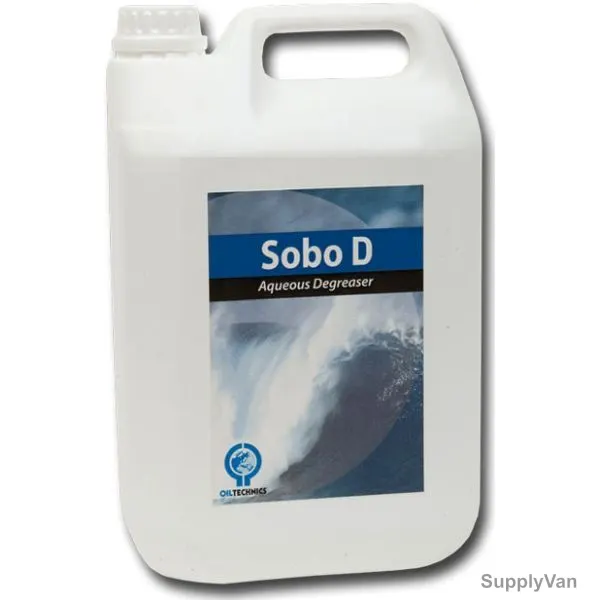 Oil Technics Sobo D Alkaline Degreaser, Water Based, 25 Ltrs