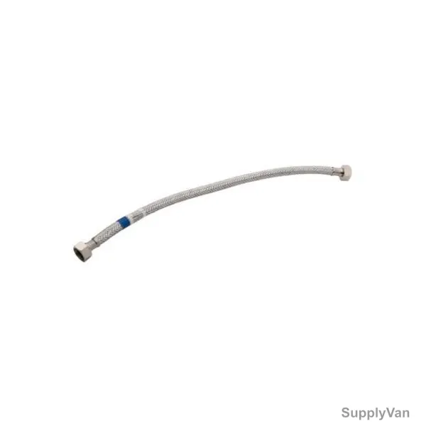 Mkats Flexible Sink Hose, 281337AC, Metal, 45CM, Silver