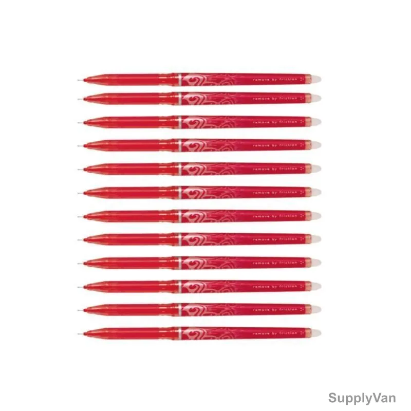 Pilot Erasable Rollerball Pen, BL-FRP-5-R, Frixion, 0.5MM, Red, PK12
