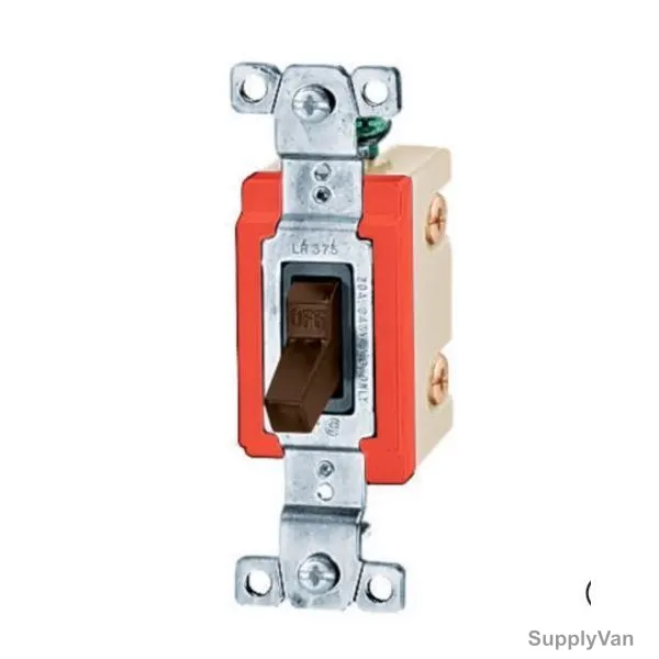 Hubbell 3 Way Toggle Switch, HUBHBL18223CN, 20A, 347VAC
