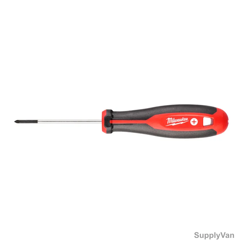 Milwaukee Tri-Lobe Screwdriver, 4932471790, Pozidriv, PZ0 x 75MM