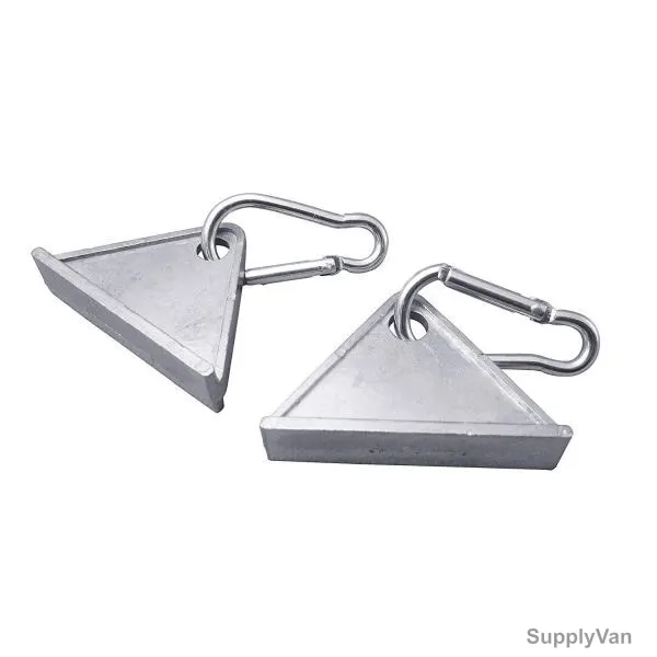 Extrusion Portable Groove Hook, Aluminium, 70 x 88MM, Silver — image 1