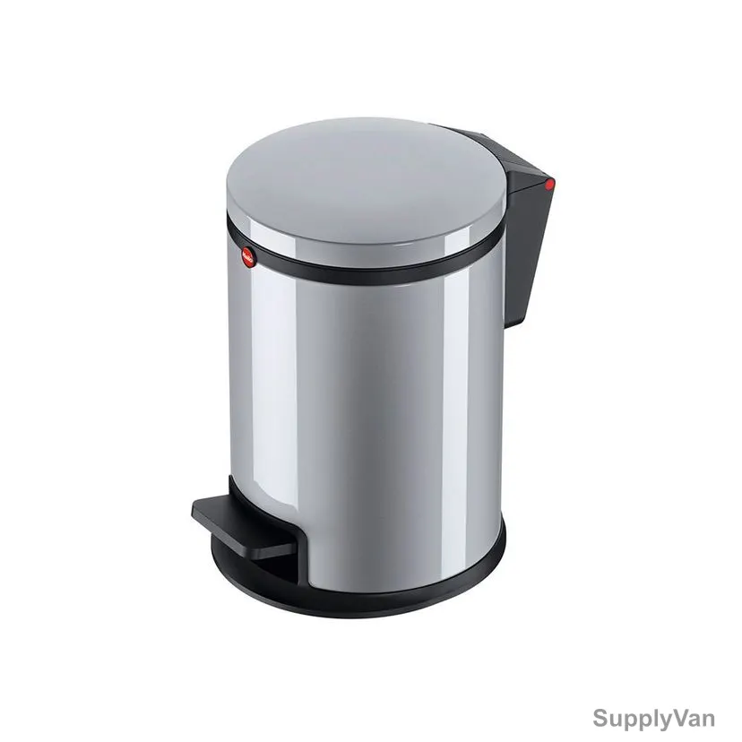 Hailo Pedal Waste Bin, HLO-0504-020, Pure S, 3 Litres, Silver