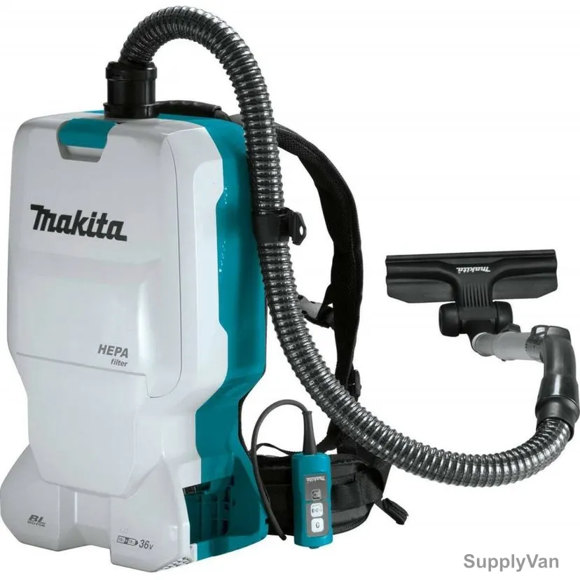 Makita Cordless Backpack Vacuum Cleaner, DVC660Z, 18V — image 1