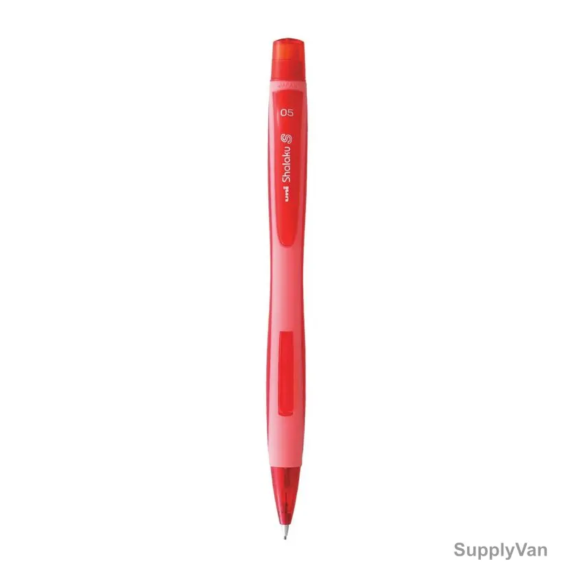 Uni-Ball Shalaku S Mechanical Pencil, M5-228-RD, 0.5MM Tip Size, Red, 12 Pcs/Pack