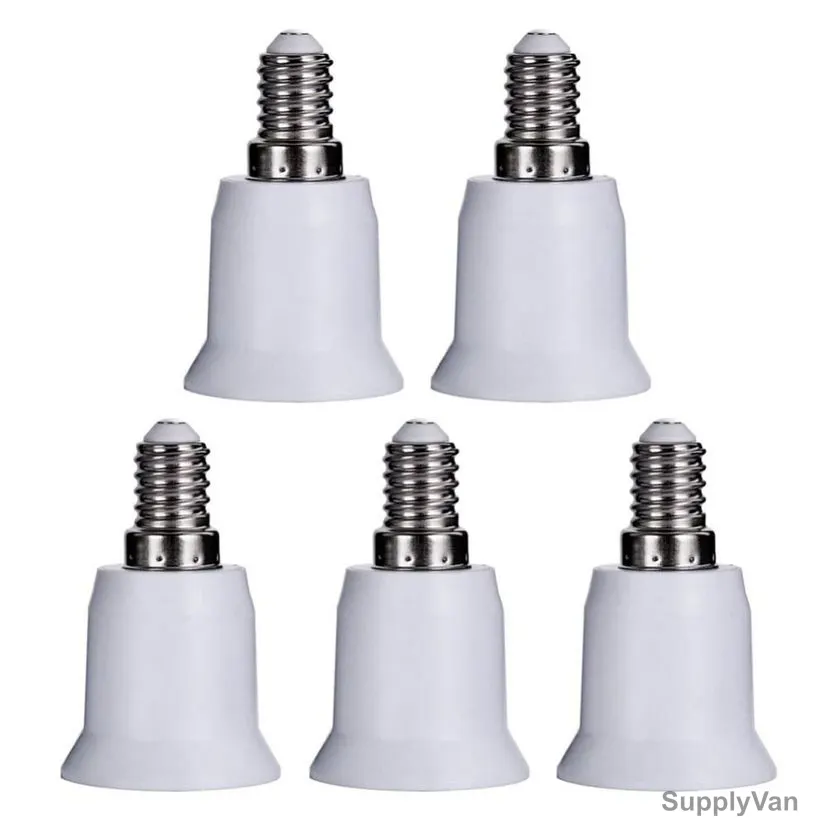 Lamp Holder, E14 to E27, White, 5 Pcs/Pack — image 1