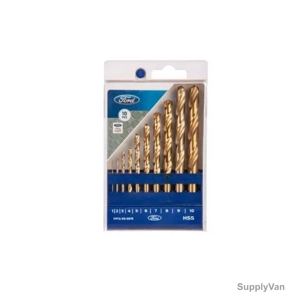 Ford Drill Bit Set, FPTA-05-0019, Bronze, 10PCS