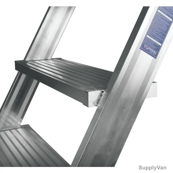 Topman Rolling Staircase, RSAL12, Aluminium, 11+1 Steps