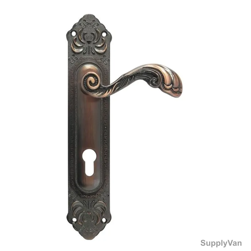 Burano Door Handle, AA16-CC4, Zinc, Screw Mount, 250MM