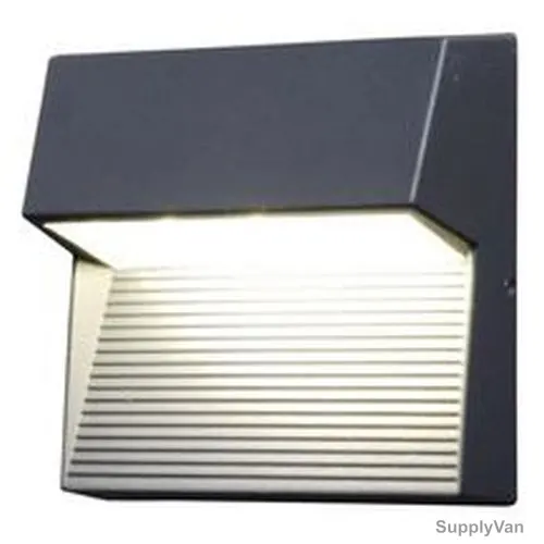 Lutec Outdoor LED Wall Light, 1866-gr, 2W, 4000K, 130 LM