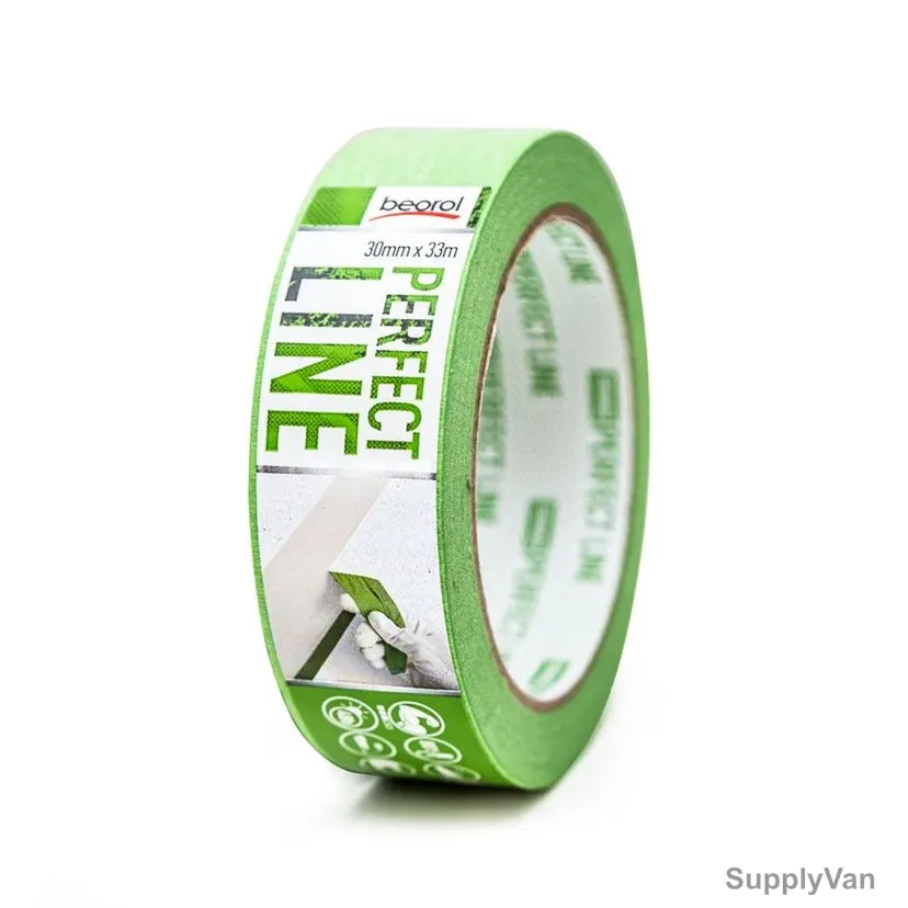 Beorol Masking Tape, PLK30, Rubber Adhesive, 30MM x 33 Mtrs — image 1