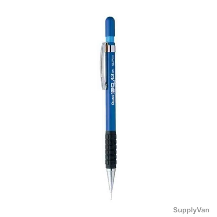 Pentel Mechanical Pencil, PE-A317-C, 120 A3DX, 0.7MM, Blue, 12 Pcs/Pack