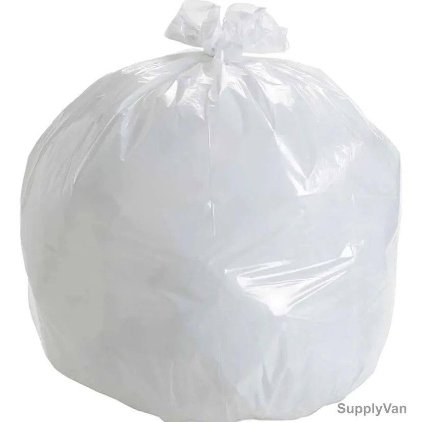 Swish Garbage Bag, 15 Gallon, 50CM Width x 60CM Length, White, 400 Pcs/Pack