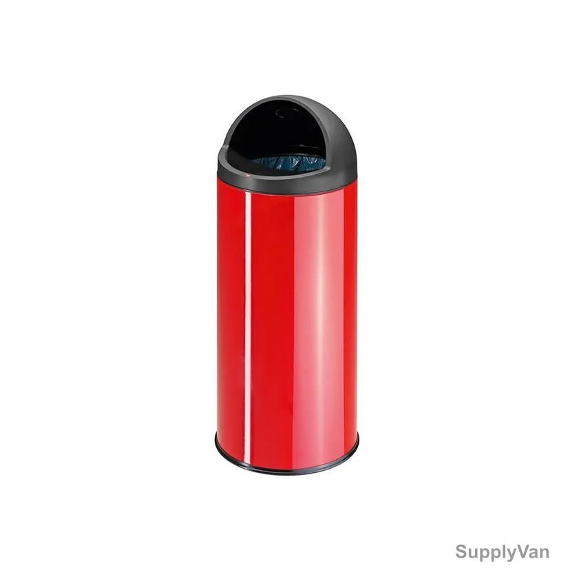 Hailo Waste Bin, HLO-0845-550, Big Bin Cap, 46 Litres, Red
