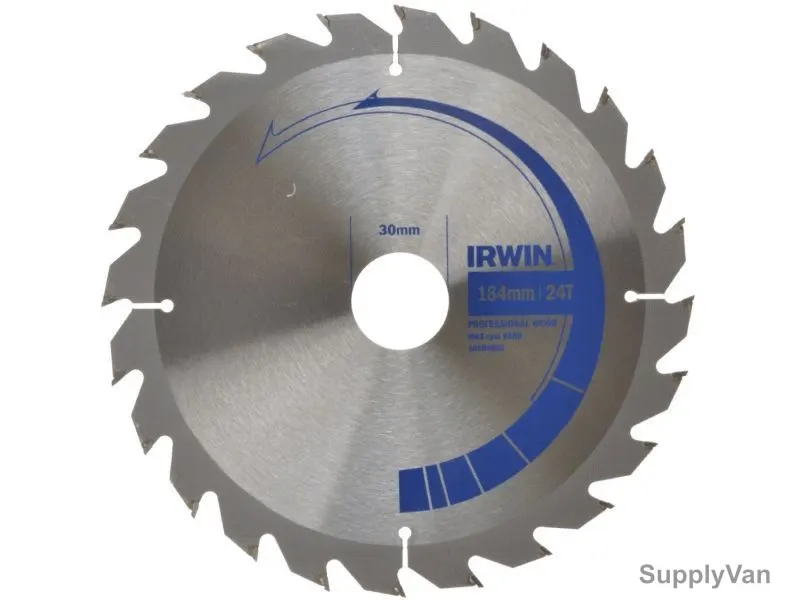 Irwin Circular Saw Blade, IRW10506801, 184x30mm, 24Teeth