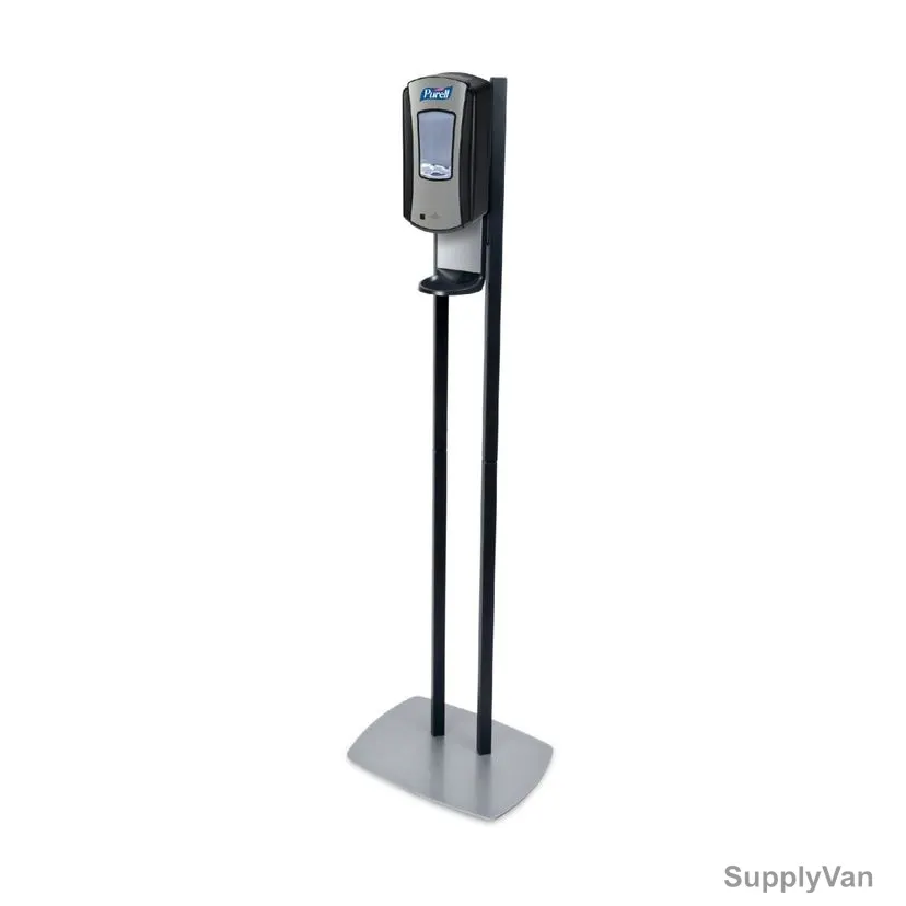 Purell Floor Stand with LTX-12 Hand Sanitizer Dispenser, 7028-DS, 1200ML, Chrome/Black