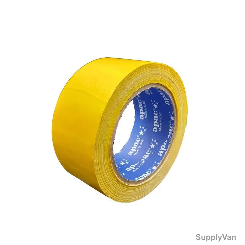 Binding Tape, 48MM Width x 30 Yards Length, Yellow, 24 Rolls/Pack