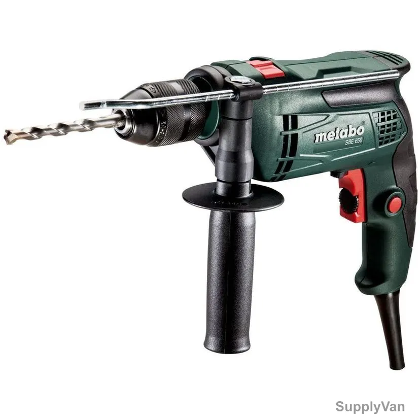 Metabo Impact Drill With Cardboard Box, SBE-650, 600671850, 650W, 9 Nm