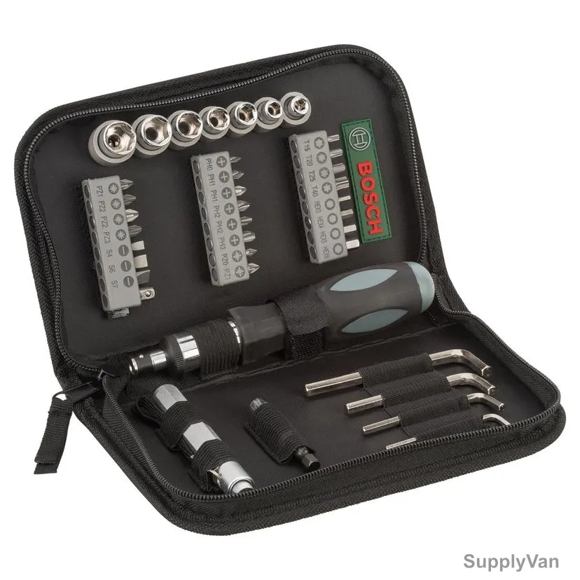 Bosch Screwdriver Bit and Socket Set, 2607019506, 38 Pcs/Set — image 1