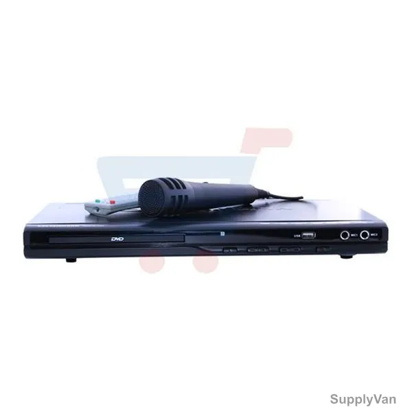 Olsenmark DVD Player With Mic, OMDVD1034, 5.1 Channel, Black