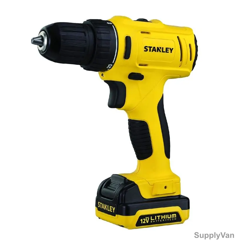 Stanley Compact Cordless Drill, SCD121S2K-B5, Li-Ion, 12V — image 1